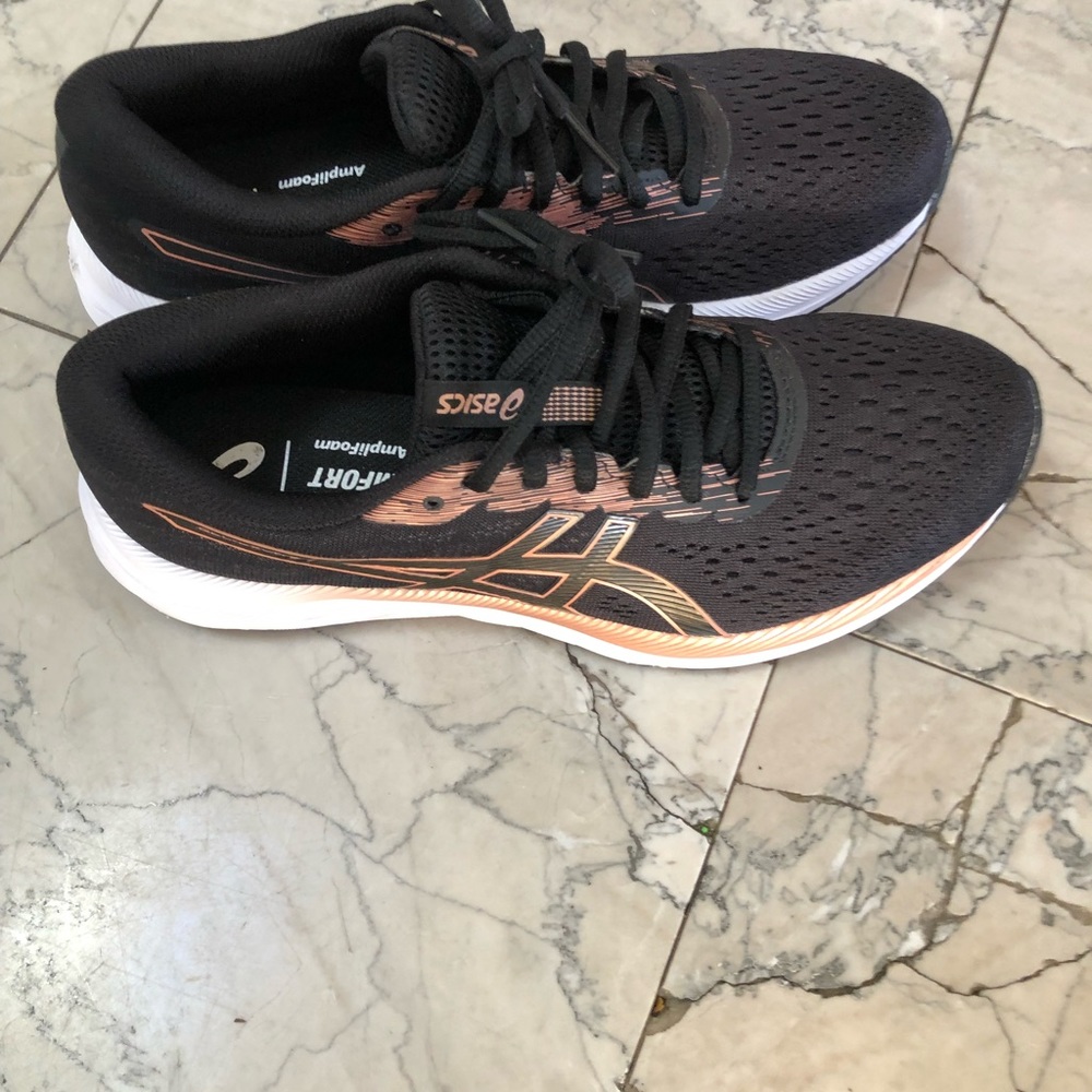 Black and rose gold ASICS
